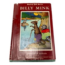 Billy Mink Book Thornton W. Burgess 1924 HC DJ Smiling Pool Series - $35.59