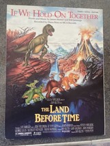 Vintage Land Before Time If We Hold On Together Sheet Music Rare Vhtf - £24.29 GBP