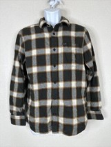 Volcom Modern Fit Check Flannel Shirt Button Up Long Sleeve Pocket Mens ... - £10.33 GBP