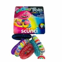 Scunci Trolls World Tour Spirals Glow in The Dark Charms  6 count - $9.99