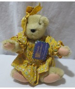 Vintage DRESSED MUFFY VANDERBEAR Sewing Lesson  Jointed Bear w/tags 1993 - £9.38 GBP