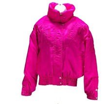 SLALOM Goose Down Filled Padded Puffer Ski Jacket Women Size 12 Vintage ... - £43.03 GBP