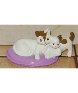 Fisher Price Loving Family Dollhouse white Pet Kittens in basket - $189.68 MXN