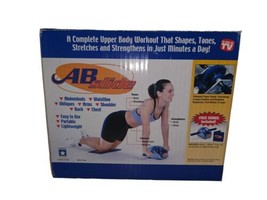 AB Slide Upper Body Workout System Roller Stretch Machine w/ Knee Pad Br... - £37.26 GBP