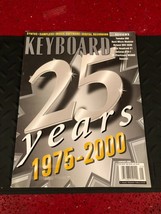 KEYBOARD MAGAZINE JANUARY 2000 25TH ANNIVERSARY ISSUE - $15.00