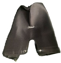Titleist Golf Rain Cover For Black Cart Bag Zip-Up 4 Snaps ~14&quot; x 18&quot; (3... - $28.98