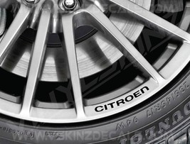 Citroen Logo Wheel Rim Decals Kit Stickers Premium Quality 5 Colors C1 C... - $12.00