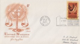 UN 88 Artmaster FDC International Court of Justice, Law ZAYIX 032723SM50 - £1.60 GBP