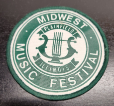 Midwest Music Festival Plainfield Illinois Patch - £11.01 GBP