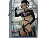 Cosplay Pin Up Girls D14 Flip Top Dual Torch Lighter Wind Resistant Dres... - $16.78