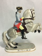 Preuss.Dragoner Offz. 1745 M-645 Porcelain Horse and Soldier European Made - £350.44 GBP