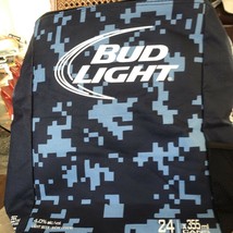 Budweiser Bud Light Insulated Cooler Bag Backpack Adjustable Holds 24 Cans - £14.19 GBP