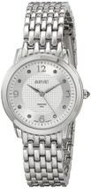 NEW August Steiner AS8133SS Women&#39;s Analog Display Swiss Quartz Silver Watch - £25.73 GBP