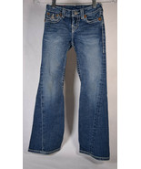 True Religion Girls Joey Rainbow Blue Jeans 7 - £23.79 GBP