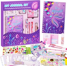 DIY Journal Kit for Girls Mermaid Gifts for Girls Age 3 10 Years Old Art Craft S - £37.91 GBP