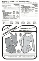 Womens Crystal Lake Skating Outfit #517 Sewing Pattern (Pattern Only) gp517 - $8.00