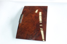 2004-2007 VOLKSWAGEN TOUAREG FRONT ASH TRAY STORAGE WOOD GRAIN COVER J1924 image 4