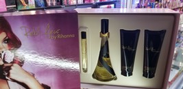 Rihanna Reb&#39;l Fleur 4 Piece Pc Gift Set 3.4 oz EDP + 2 x 3oz Lotion + Ge... - $177.99