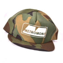 Metromont Camouflage Snap Back Baseball Cap Made in the USA - £11.27 GBP