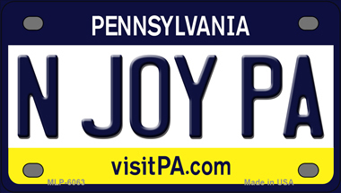 Primary image for N Joy Pennsylvania Novelty Mini Metal License Plate Tag