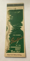 Vintage Matchbook Cover Matchcover Shalimar At Commodore Perry Hotels Toledo OH - £3.38 GBP