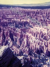 1963 Bryce Canyon National Park Overlook Colorado 35mm Slide - £4.15 GBP