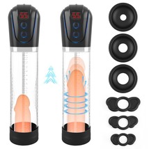 Electric Penis Pump, Rechargeable Penis Enlarge Vacuum Pump, Penis Sleeve Mastur - £33.57 GBP