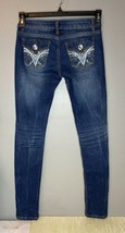 V.I.P Embellished Pocket Jean Size 3/4 - £11.21 GBP