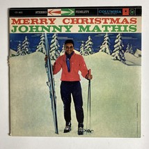 Merry Christmas Johnny Mathis With Percy Faith &amp; Orchestra Columbia CS 8021 - £6.32 GBP