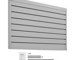 VEVOR Slat Wall Paneling, 2 x 4 ft, PVC Garage Slatwall, Modular Design,... - $55.90