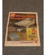 RARE Retro 1980 Zellers Canadian Department Store White Sale Flyer LP&#39;s ... - $18.83