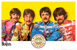 The Beatles Sgt. Pepper&#39;s LP Gatefold Poster 34x22 in Lonely Hearts Club... - $15.99