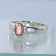 Sunstone Oregon Copper Shiller Handmade 925 Stackable Ring Size 6 Design 530 - £51.03 GBP