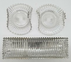 Lot of Heisey Glass ~ Relish Dish? &amp; Two(2) Candy Dishes? Handles - £62.41 GBP