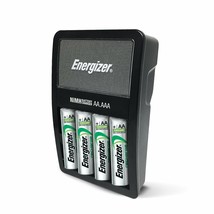 Energizer Rechargeable AA and AAA Battery Charger with 4 AA NiMH Batteries - £31.38 GBP