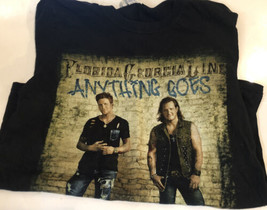 Florida Georgia Line Tour T Shirt Small With Cities Sh1 - $9.89