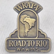 WRAP-V Road To Rio Vintage Pin Win With 5 - £6.91 GBP