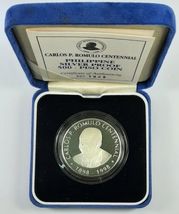 1998 Carlos P. Romulo Centennial Philippines 500 Piso Sterling Silver Pr... - $396.61