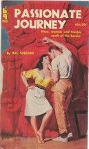 ORIGINAL Vintage 1960 Passionate Journey Paperback Book Bill Shepard GGA - £23.21 GBP