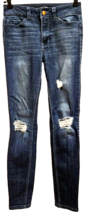 Fashion Nova Womens Juniors Distressed Jeans Size 3 Cotton Blend Excelle... - $11.93