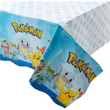 Pokemon Classic Plastic Table Cover Birthday Party Supplies 1 Per Package New - £5.20 GBP