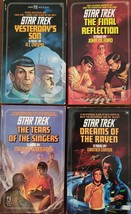 Lot of 4 Star Trek:Yesterday&#39;s Son, Final Reflection, Tears of the Singer, Dream - £3.95 GBP