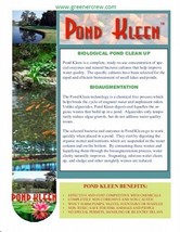 Pond Kleen Aquatic Bio-remediation Water Clarifier Pond Clean Up  50 lbs  - £532.15 GBP