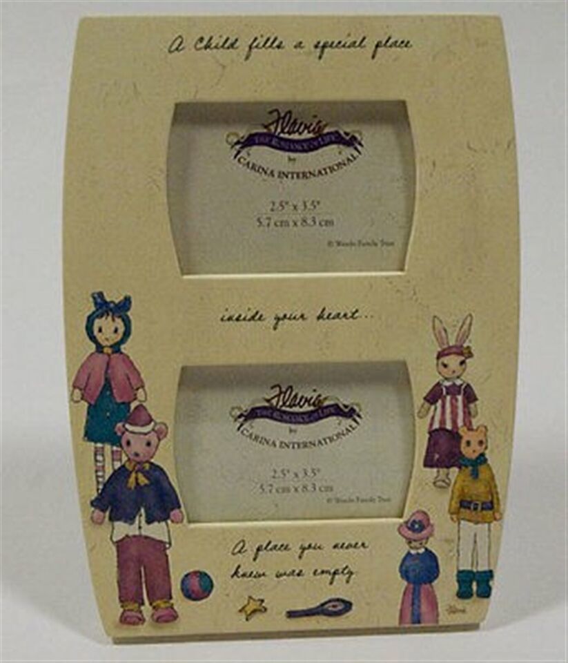 NEW PHOTOGRAPH PICTURE FRAME A CHILD FILLS YOUR HEART FLAVIA CARINA BUNN... - $11.87