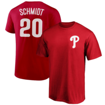 Mike Schmidt T-Shirt Philadelphia Phillies Player Name &amp; Number Soft Jersey Tee - $19.99