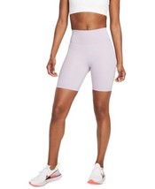 Nike Womens Swoosh Bike Shorts Color Iced Lilac/Reflective Silver Size X-Large - £35.59 GBP
