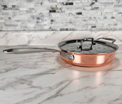 All-Clad C4 Copper 3-qt Sauté Pan with Lid 50th Anniversary Addition - £147.73 GBP