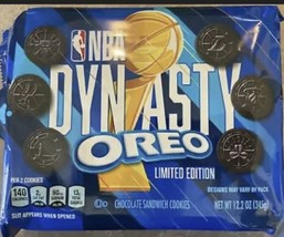 3x Three Nabisco OREO NBA Dynasty Chocolate  Cookies, Limited Edition Lot Of 3 - £18.67 GBP