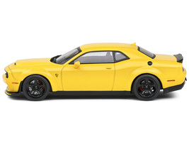 2018 Dodge Challenger SRT Demon Yellow 1/43 Diecast Car Solido - £31.29 GBP