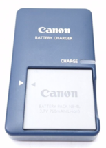 Canon CB-2LV G Camera Battery Charger And Canon NB-4L Li-Ion Battery Oem - £20.77 GBP